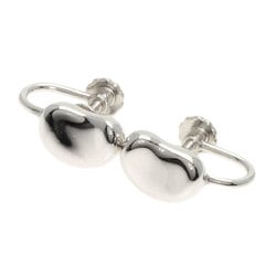 Tiffany Bean Earrings Silver Women's TIFFANY&Co.