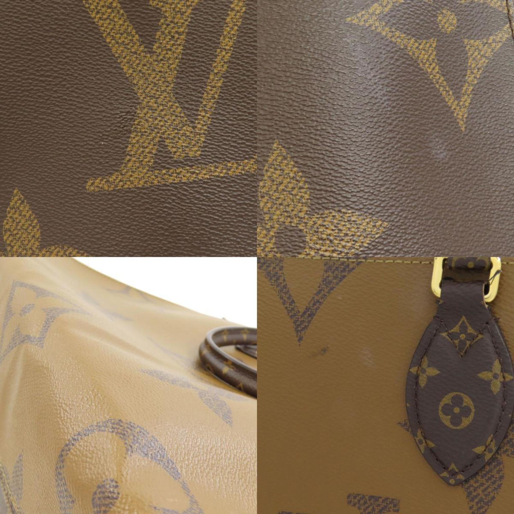 Louis Vuitton On the Go MM Tote Bag Giant Monogram Canvas Women's LOUIS VUITTON