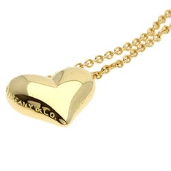 Tiffany Pinched Heart Necklace, 18K Yellow Gold, Women's, TIFFANY&Co.