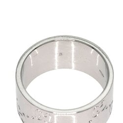 Gucci Icon Wide #8 Ring, 18K White Gold, Women's, GUCCI