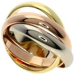 Cartier Trinity Ring, K18 Yellow Gold, K18WG, K18PG, Women's, CARTIER