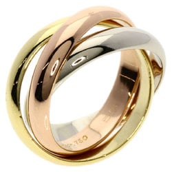 Cartier Trinity Ring, K18 Yellow Gold, K18WG, K18PG, Women's, CARTIER