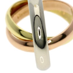 Cartier Trinity Ring, K18 Yellow Gold, K18WG, K18PG, Women's, CARTIER