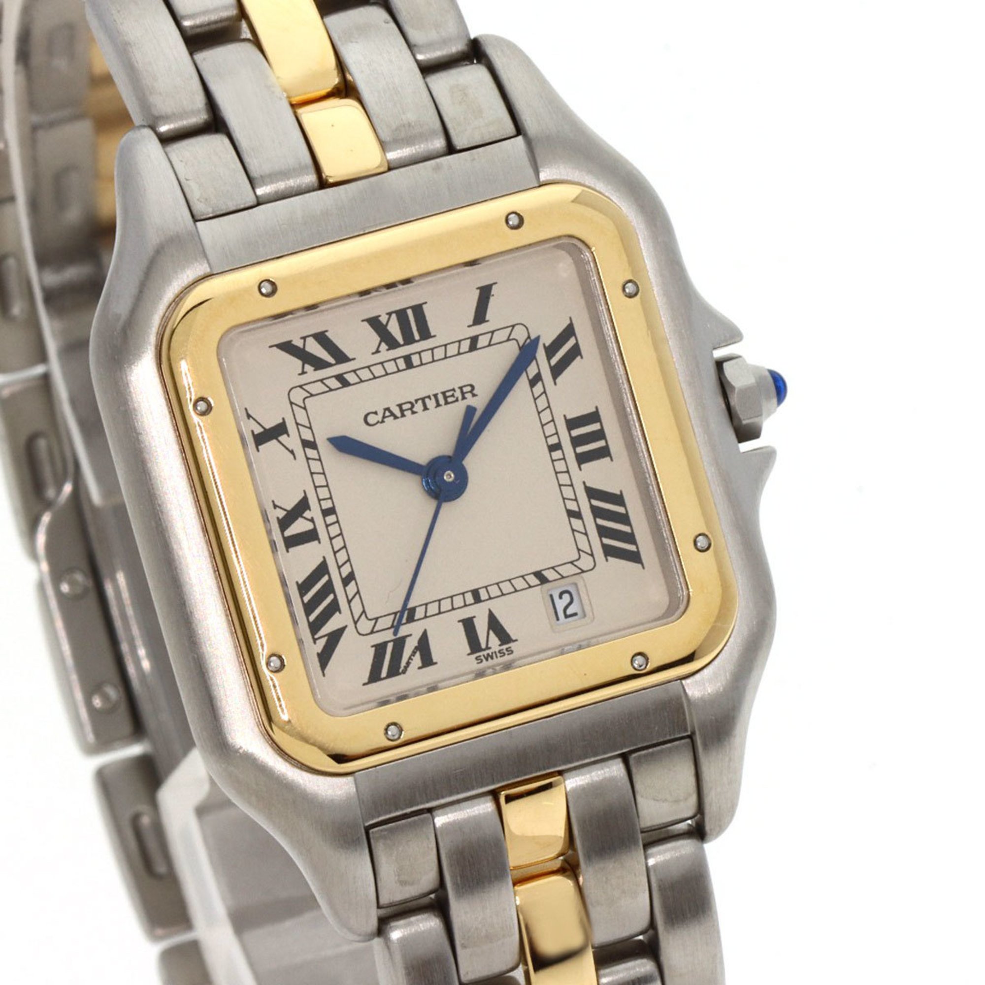 Cartier W25028B5 Panthere MM 1ROW Watch Stainless Steel Combi Boys CARTIER