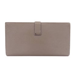 Hermes Bearn Soufflet Etain Long Wallet Epson Women's HERMES