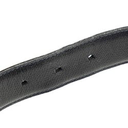 Salvatore Ferragamo Gancini Buckle Belt Black Leather Men's