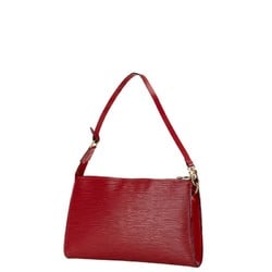 Louis Vuitton Epi Pochette Accessory Pouch Handbag M52947 Castilian Red Leather Women's LOUIS VUITTON