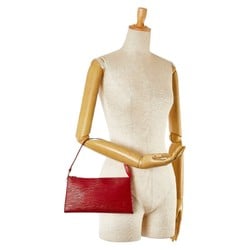 Louis Vuitton Epi Pochette Accessory Pouch Handbag M52947 Castilian Red Leather Women's LOUIS VUITTON