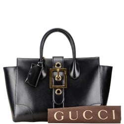 Gucci Handbag Tote Bag 323652 Black Calf Leather Women's GUCCI