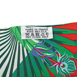 Hermes Twilly MYTHIQUES PHOENIX Myth of the Phoenix Scarf Muffler Green Multicolor Silk Women's HERMES