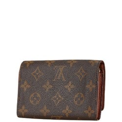 Louis Vuitton Monogram Portefeuille Tresor Bi-fold Wallet M61736 Brown PVC Leather Women's LOUIS VUITTON