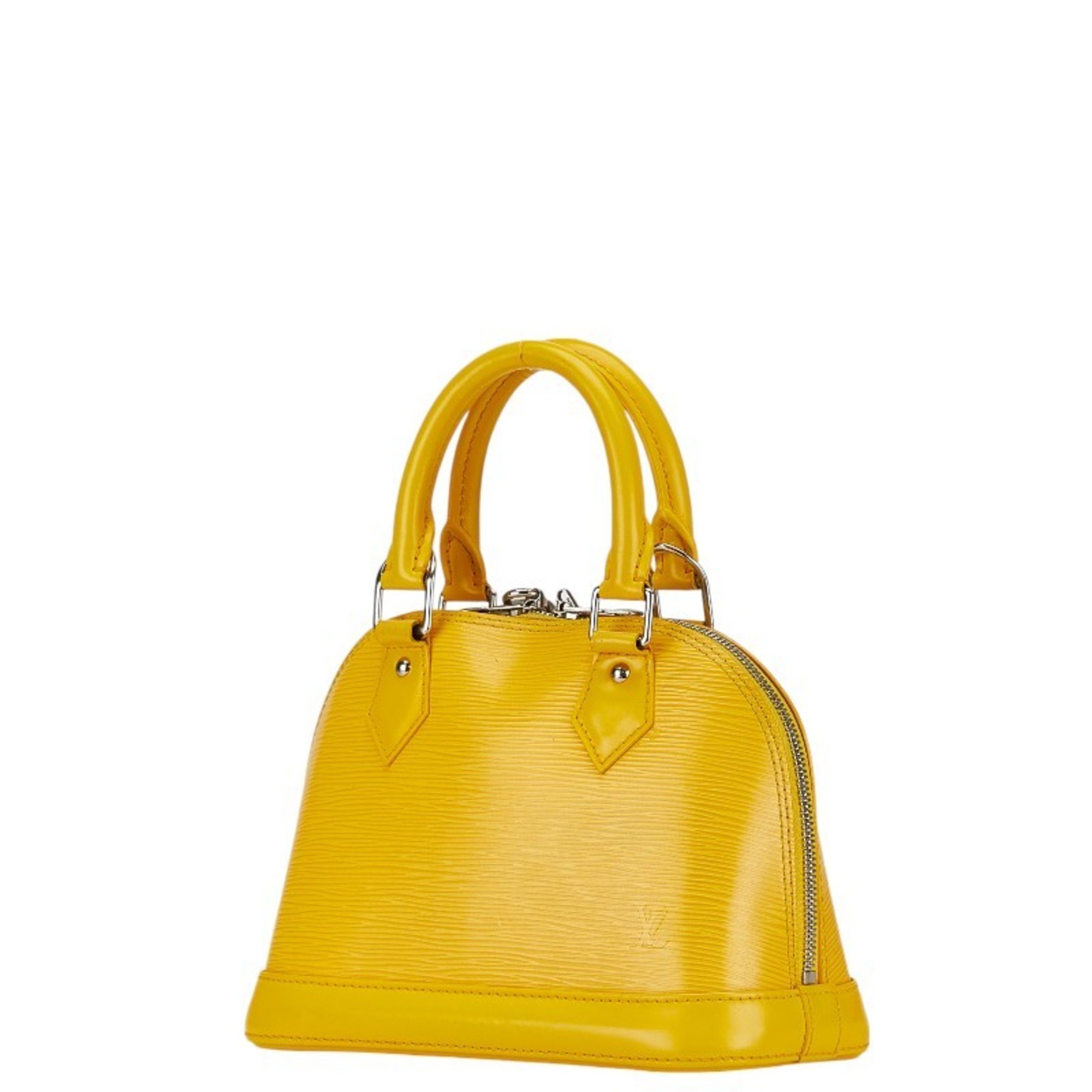 Louis Vuitton Epi Alma BB Handbag Shoulder Bag M40866 Citron Yellow Leather Women's LOUIS VUITTON