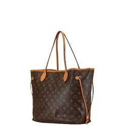 Louis Vuitton Monogram Neverfull MM Tote Bag Shoulder M40995 Brown PVC Leather Women's LOUIS VUITTON