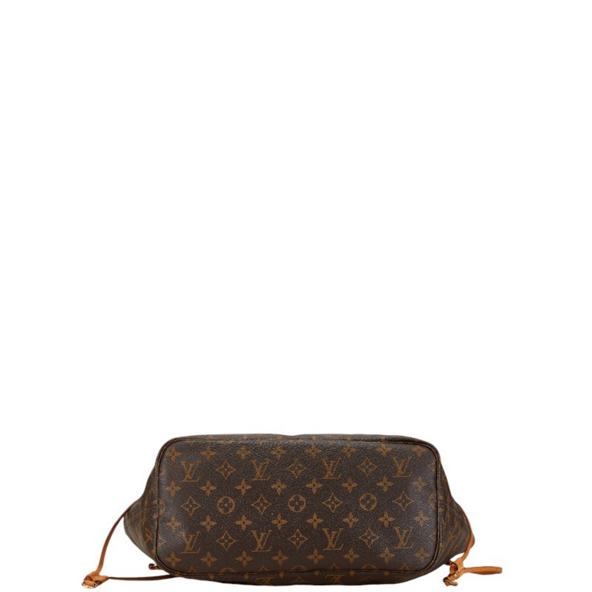 Louis Vuitton Monogram Neverfull MM Tote Bag Shoulder M40995 Brown PVC Leather Women's LOUIS VUITTON