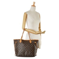 Louis Vuitton Monogram Neverfull MM Tote Bag Shoulder M40995 Brown PVC Leather Women's LOUIS VUITTON