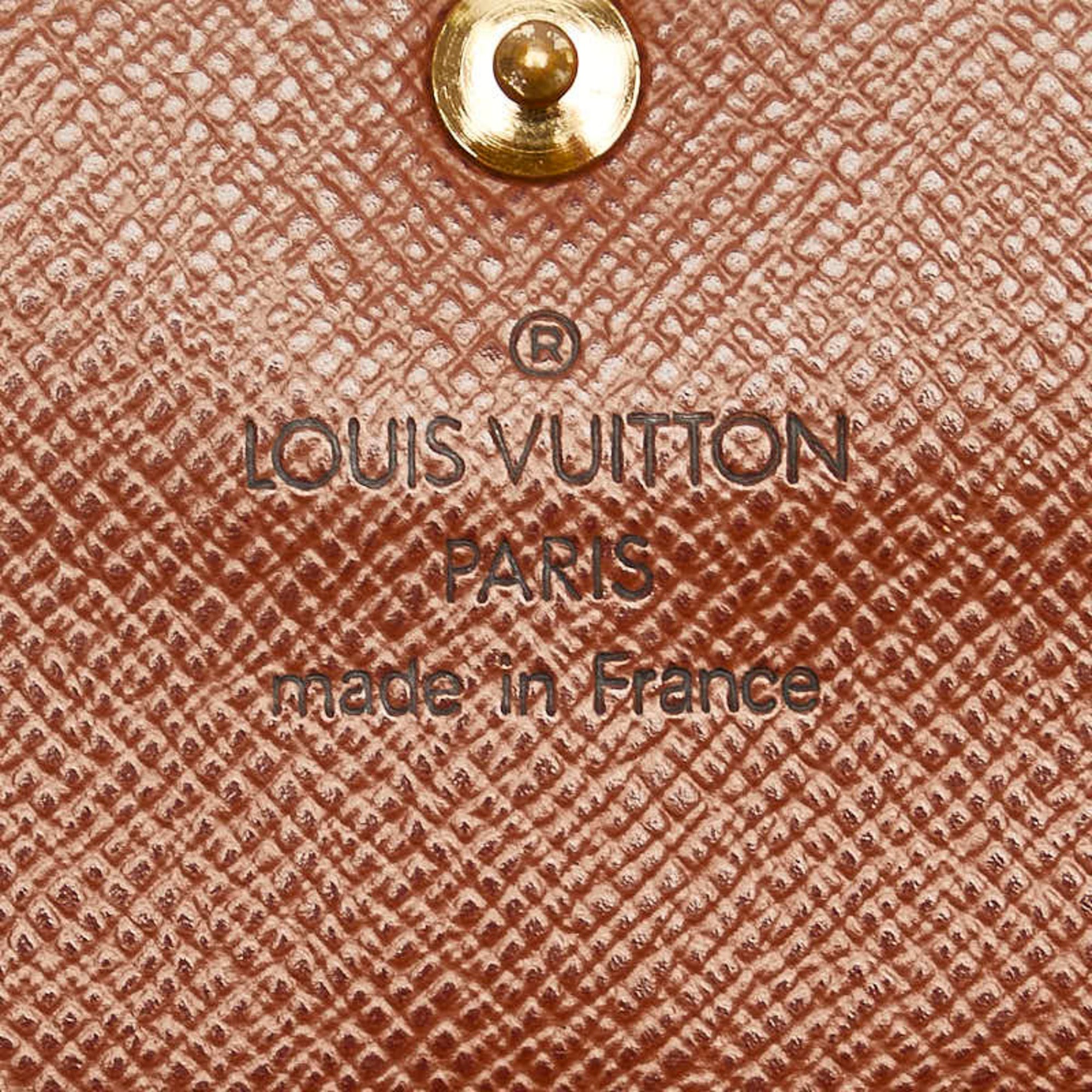 Louis Vuitton Monogram Portefeuille Sarah Long Wallet M61734 Brown PVC Leather Women's LOUIS VUITTON