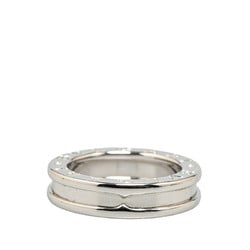 BVLGARI B.zero1 Ring #47 K18WG White Gold Women's