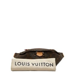 Louis Vuitton Monogram Bumbag Body Bag Waist M43644 Brown PVC Leather Women's LOUIS VUITTON