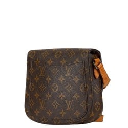 Louis Vuitton Monogram Saint-Cloud 18 Shoulder Bag M51243 Brown PVC Leather Women's LOUIS VUITTON