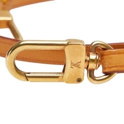 Louis Vuitton Shoulder Strap Brown Gold Leather Women's LOUIS VUITTON