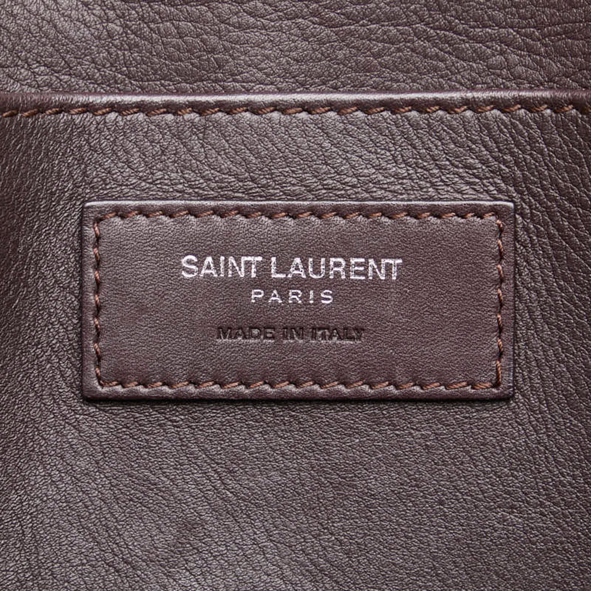 Saint Laurent handbag shoulder bag brown leather women's SAINT LAURENT