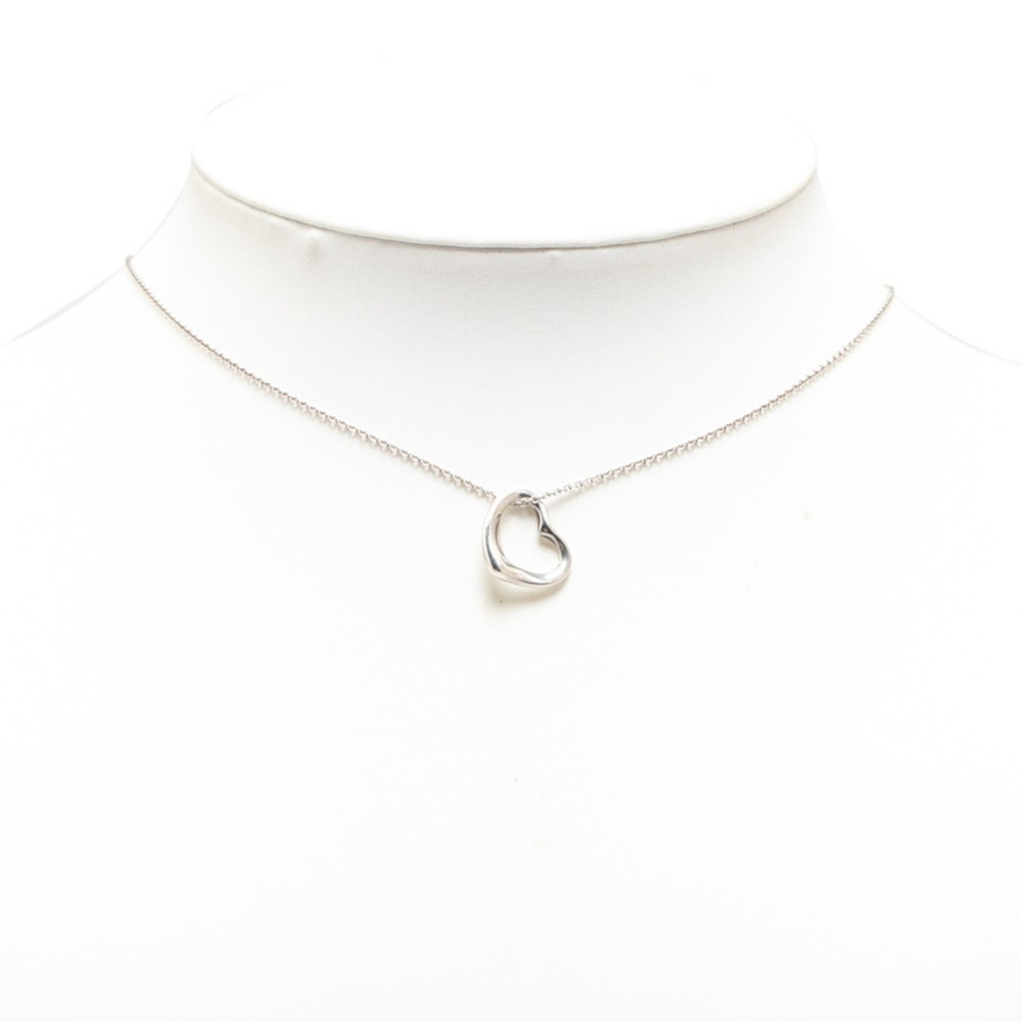 Tiffany Heart Necklace SV925 Silver Women's TIFFANY&Co.