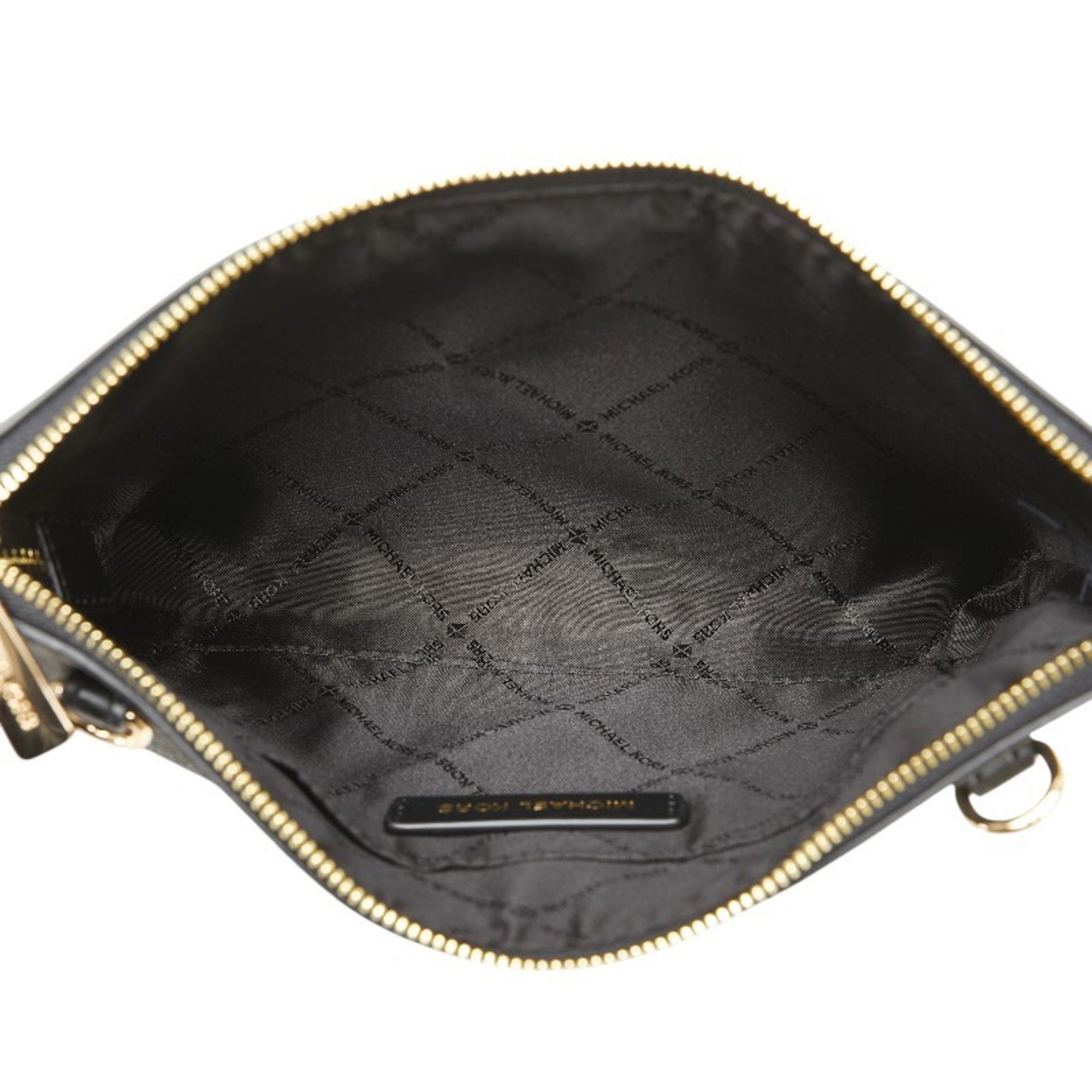 Michael Kors handbag shoulder bag black leather women's