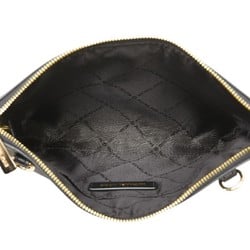 Michael Kors handbag shoulder bag black leather women's