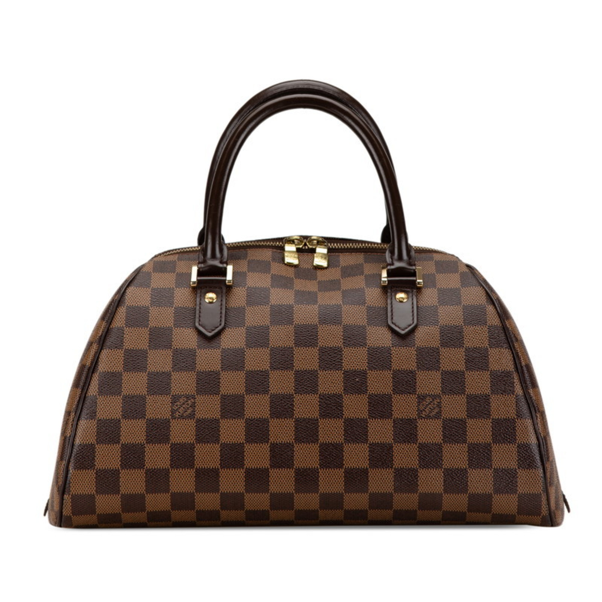 Louis Vuitton Damier Rivera MM Handbag N41434 Brown PVC Leather Women's LOUIS VUITTON