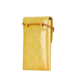 Louis Vuitton Monogram Vernis Walker Shoulder Bag M91031 Yellow Patent Leather Women's LOUIS VUITTON