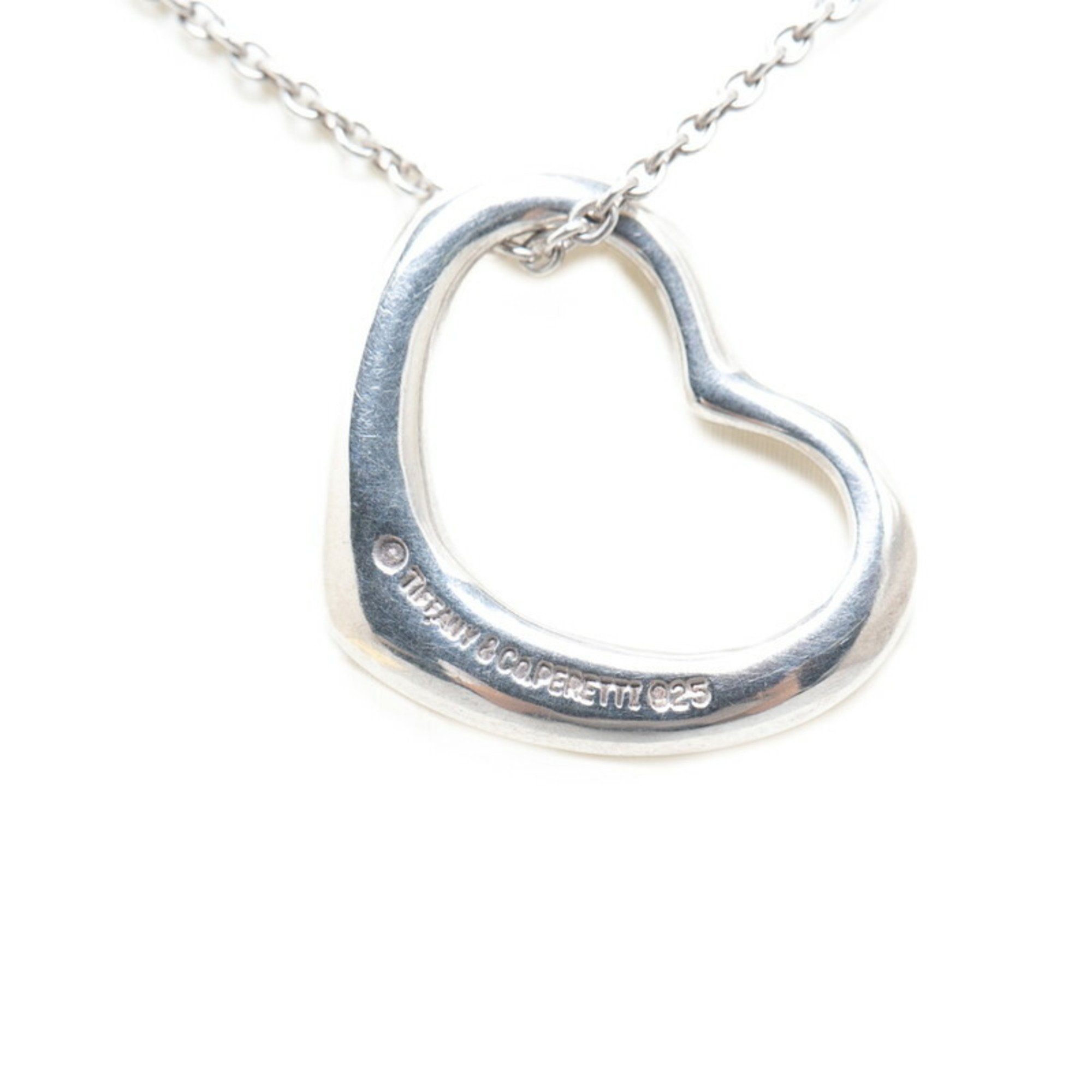 Tiffany Heart Necklace SV925 Silver Women's TIFFANY&Co.