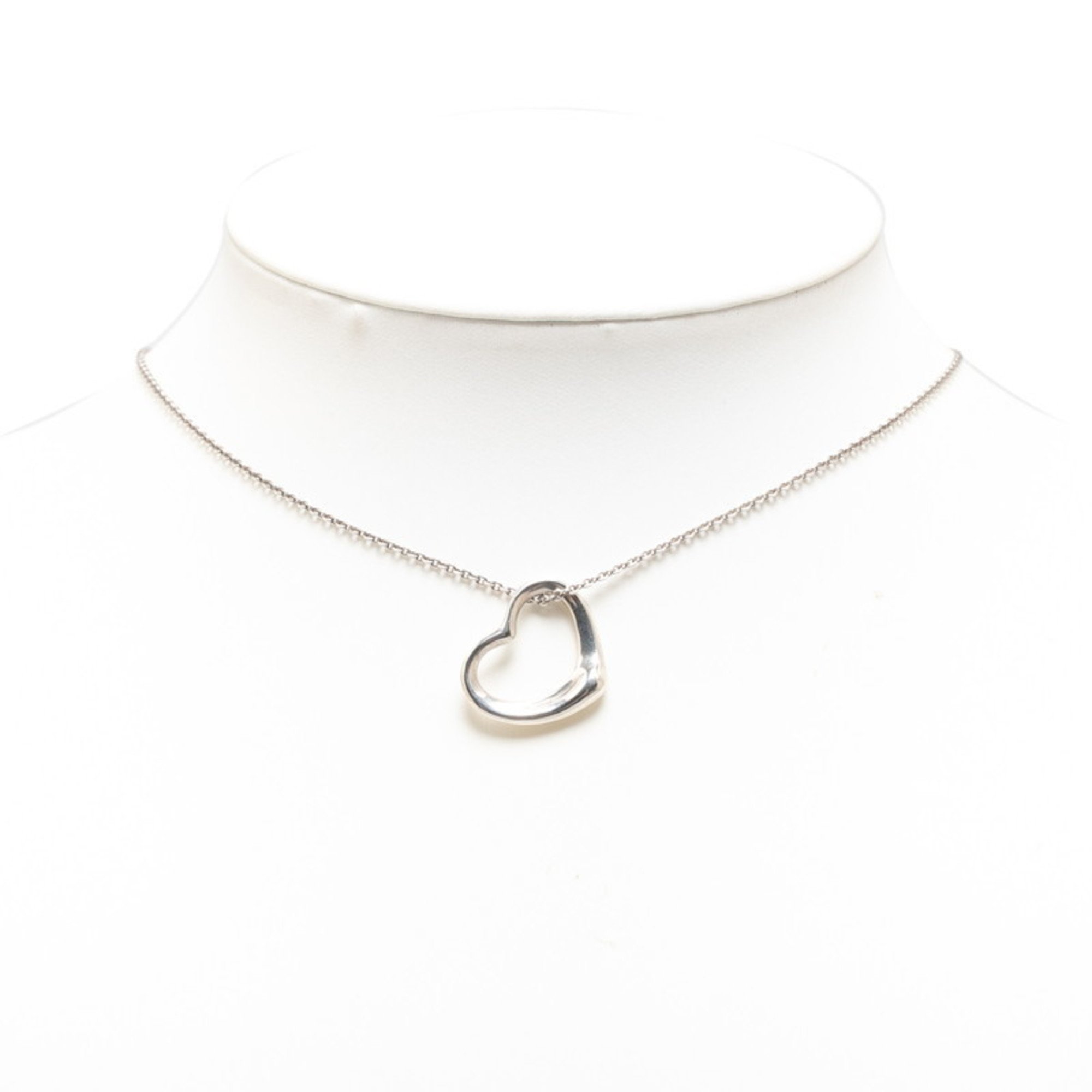 Tiffany Heart Necklace SV925 Silver Women's TIFFANY&Co.