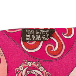 Hermes Twilly FESTIVAL DES AMAZONES Amazon Festival Scarf Muffler Fuchsia Nacré Rose Silk Women's HERMES