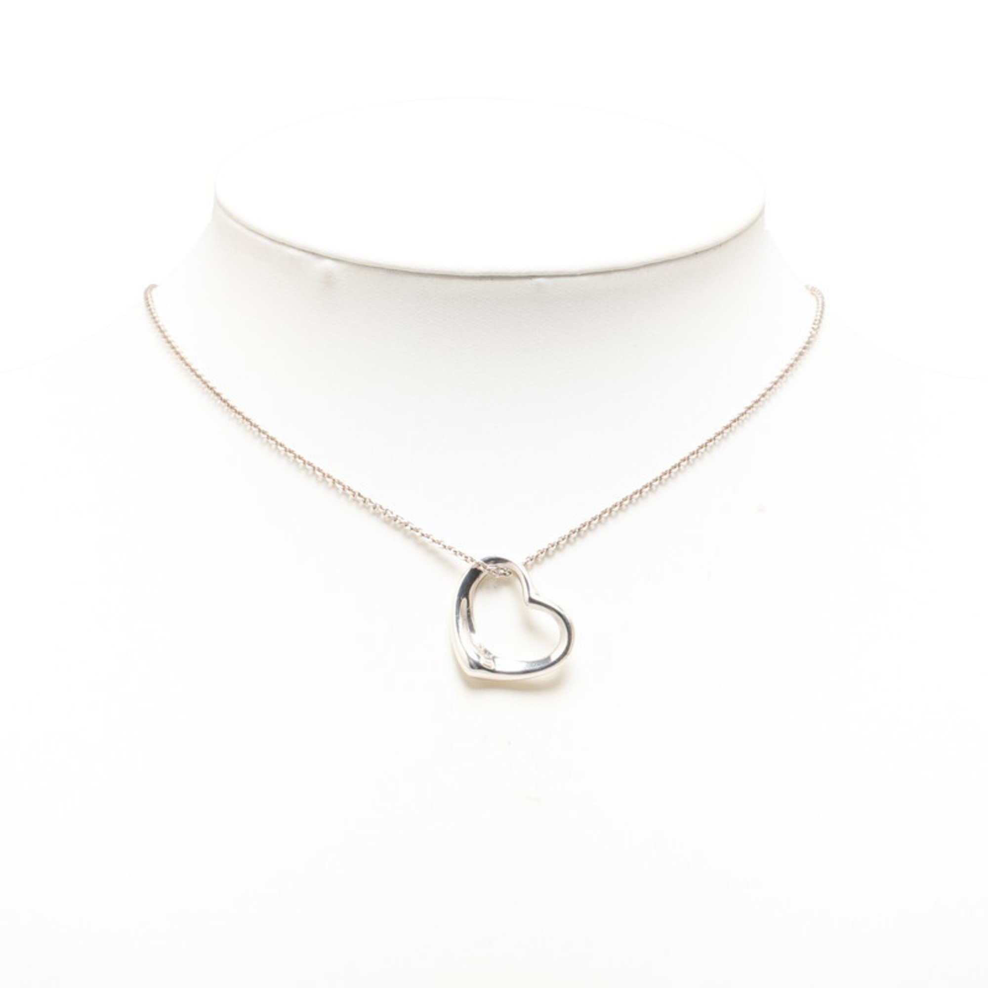 Tiffany Heart Necklace SV925 Silver Women's TIFFANY&Co.