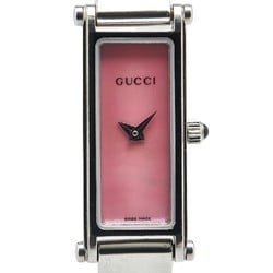 Gucci Watch 1500L Quartz Pink Dial Stainless Steel Ladies GUCCI