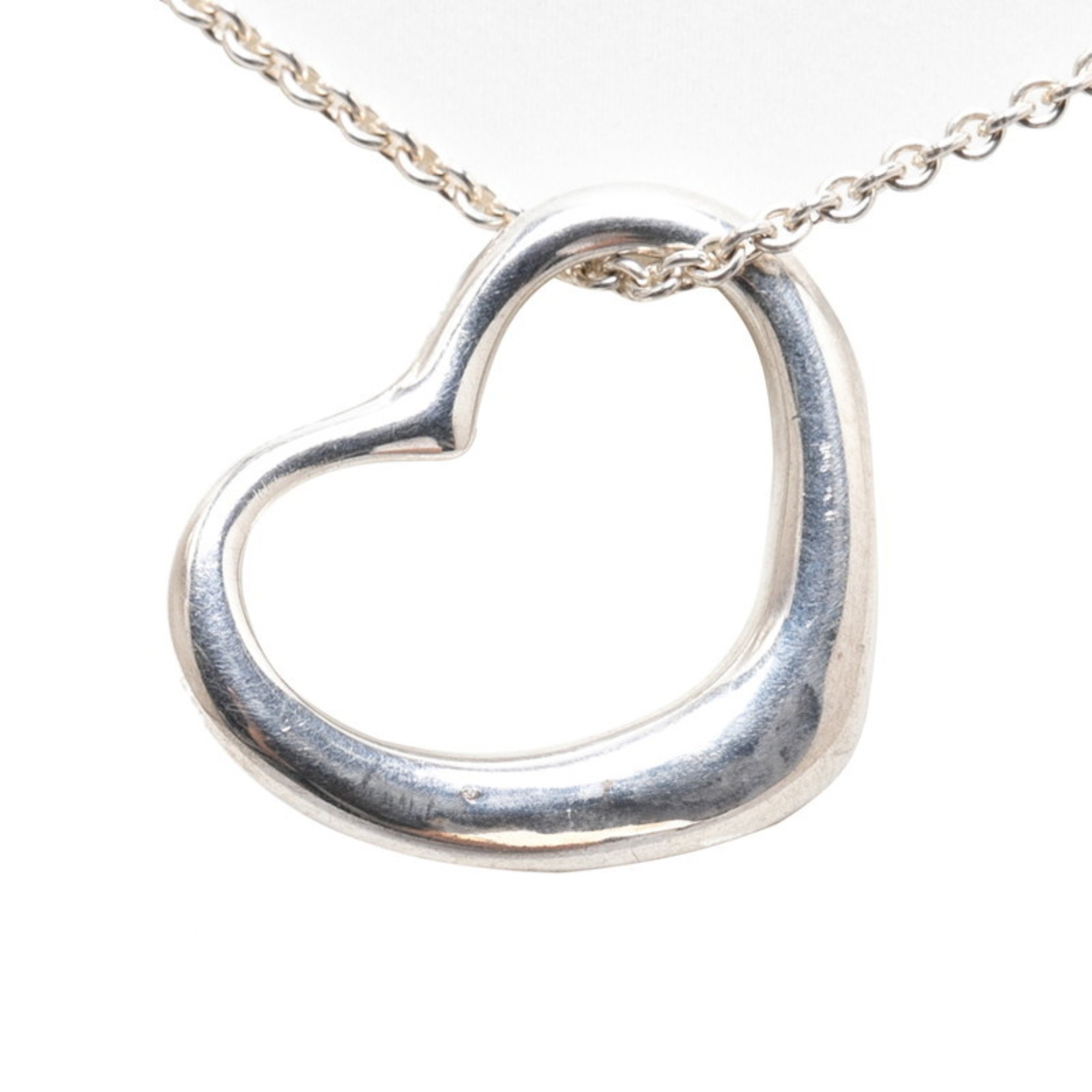 Tiffany Heart Necklace SV925 Silver Women's TIFFANY&Co.