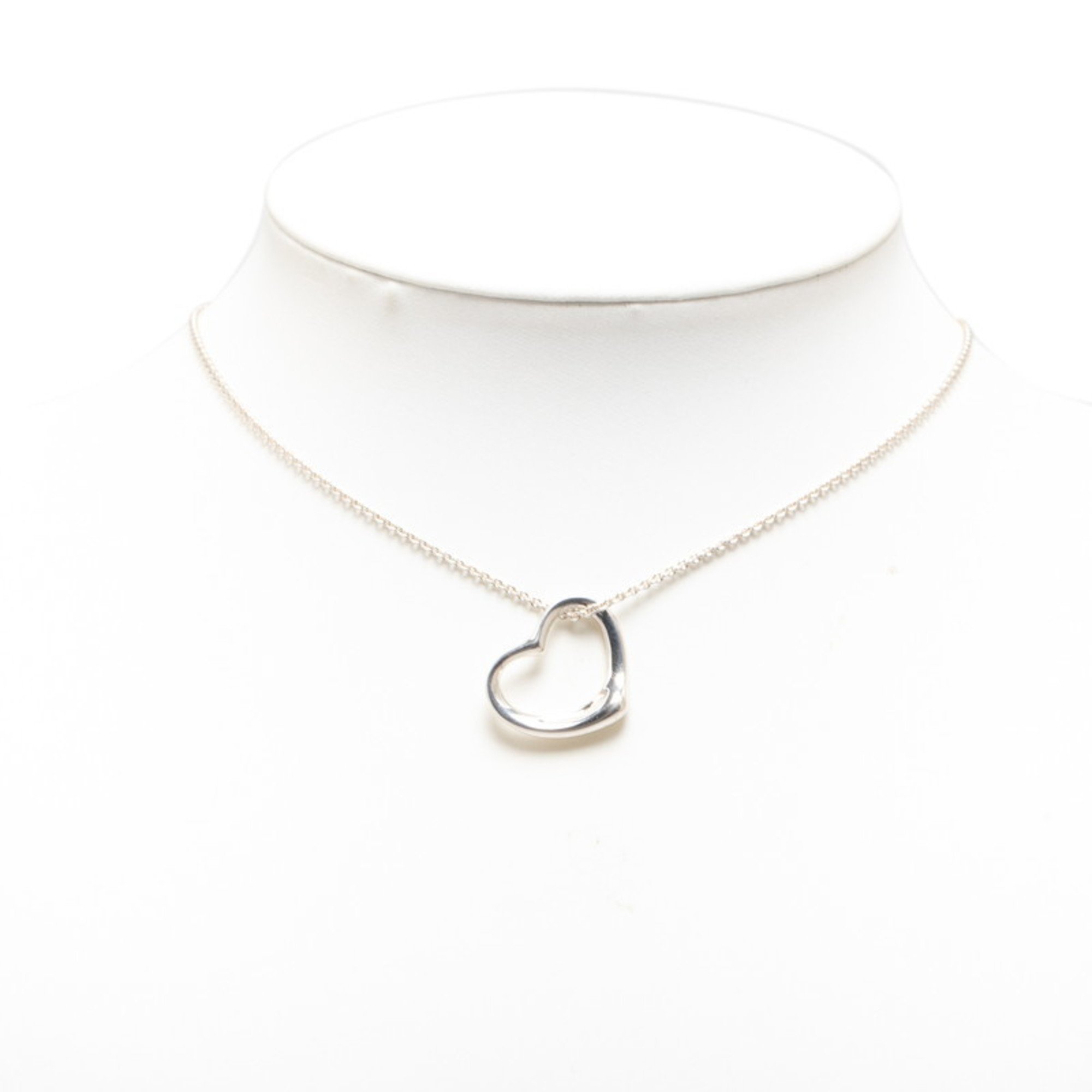 Tiffany Heart Necklace SV925 Silver Women's TIFFANY&Co.