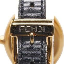 FENDI Chameleon Changeable Strap 8 Colors Watch 640L Quartz White Dial Stainless Steel Women's