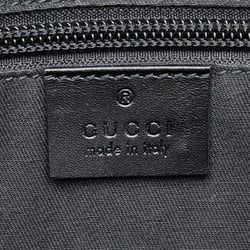 Gucci Guccissima Shoulder Bag 223665 Black Leather Women's GUCCI