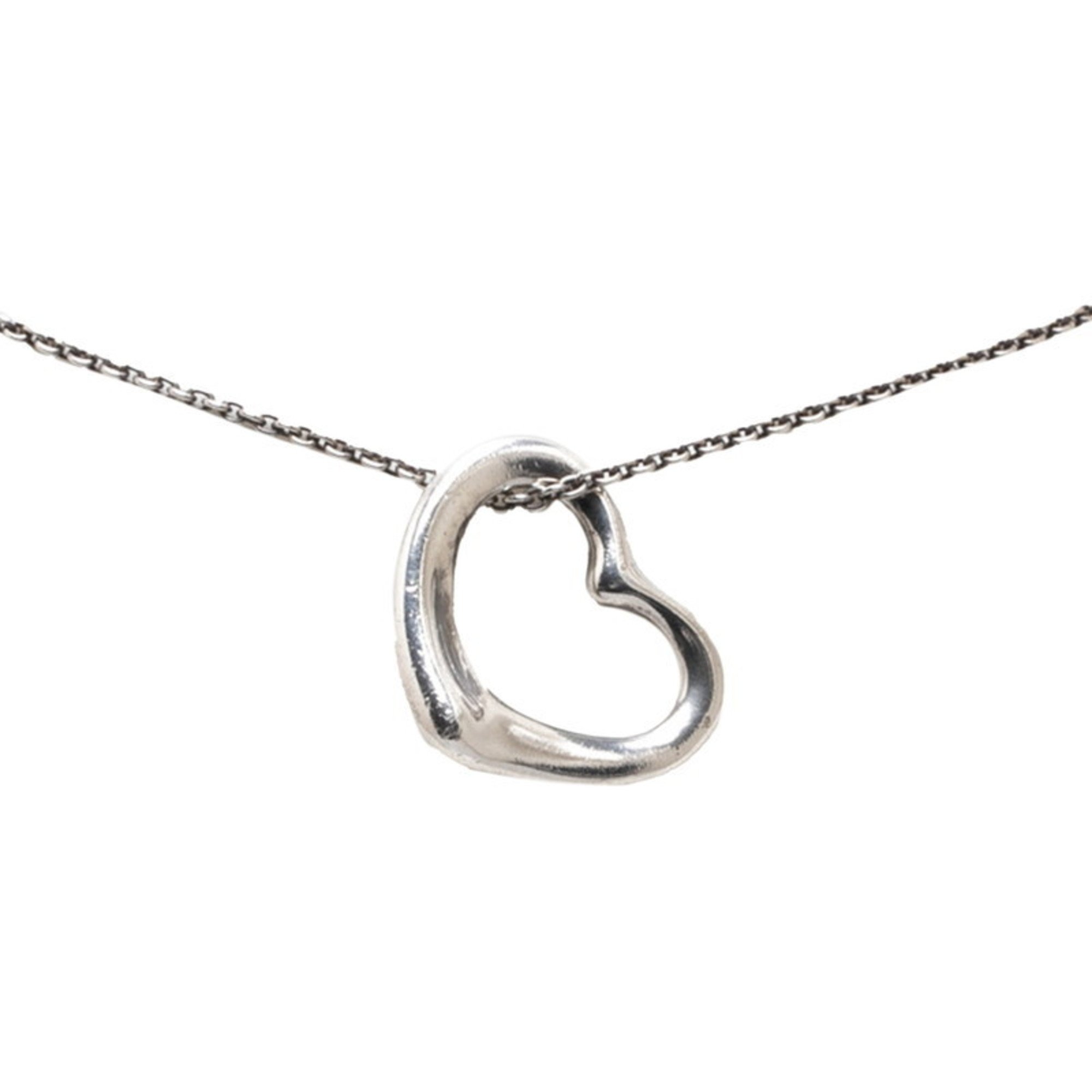 Tiffany Heart Necklace SV925 Silver Women's TIFFANY&Co.