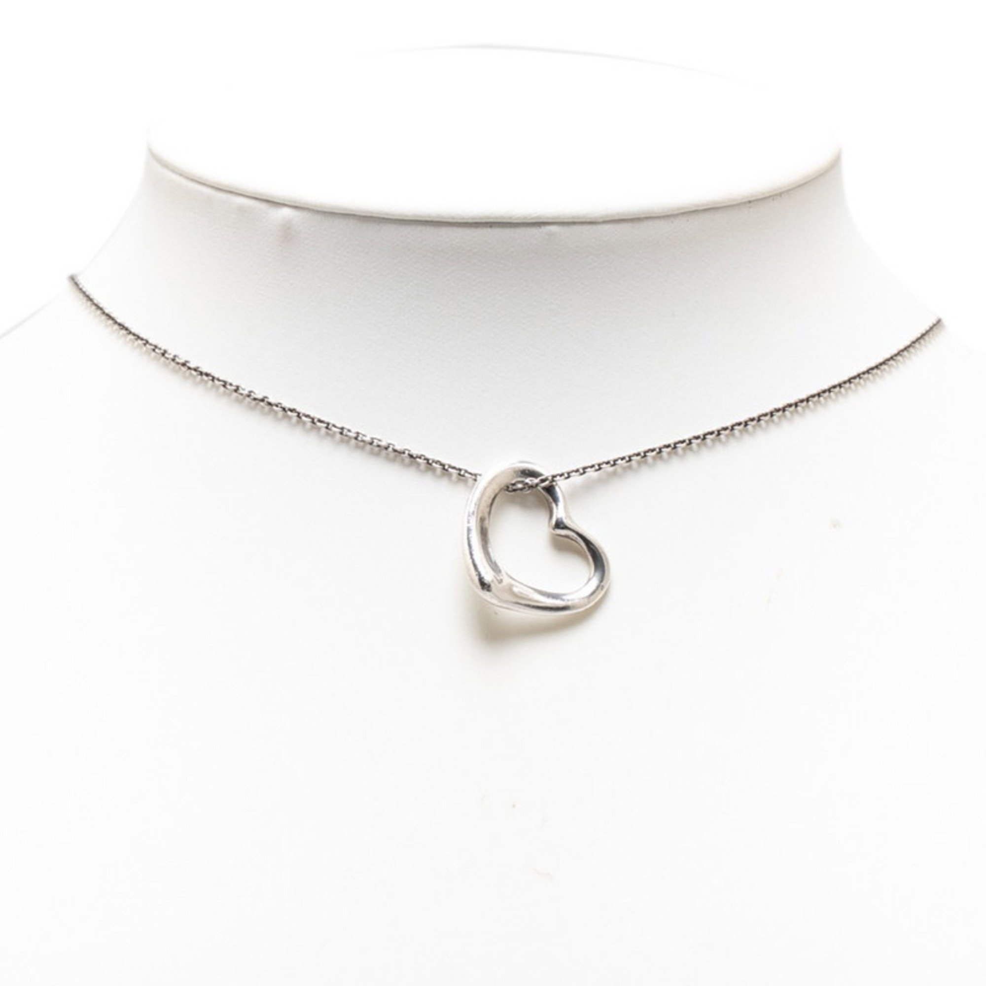 Tiffany Heart Necklace SV925 Silver Women's TIFFANY&Co.