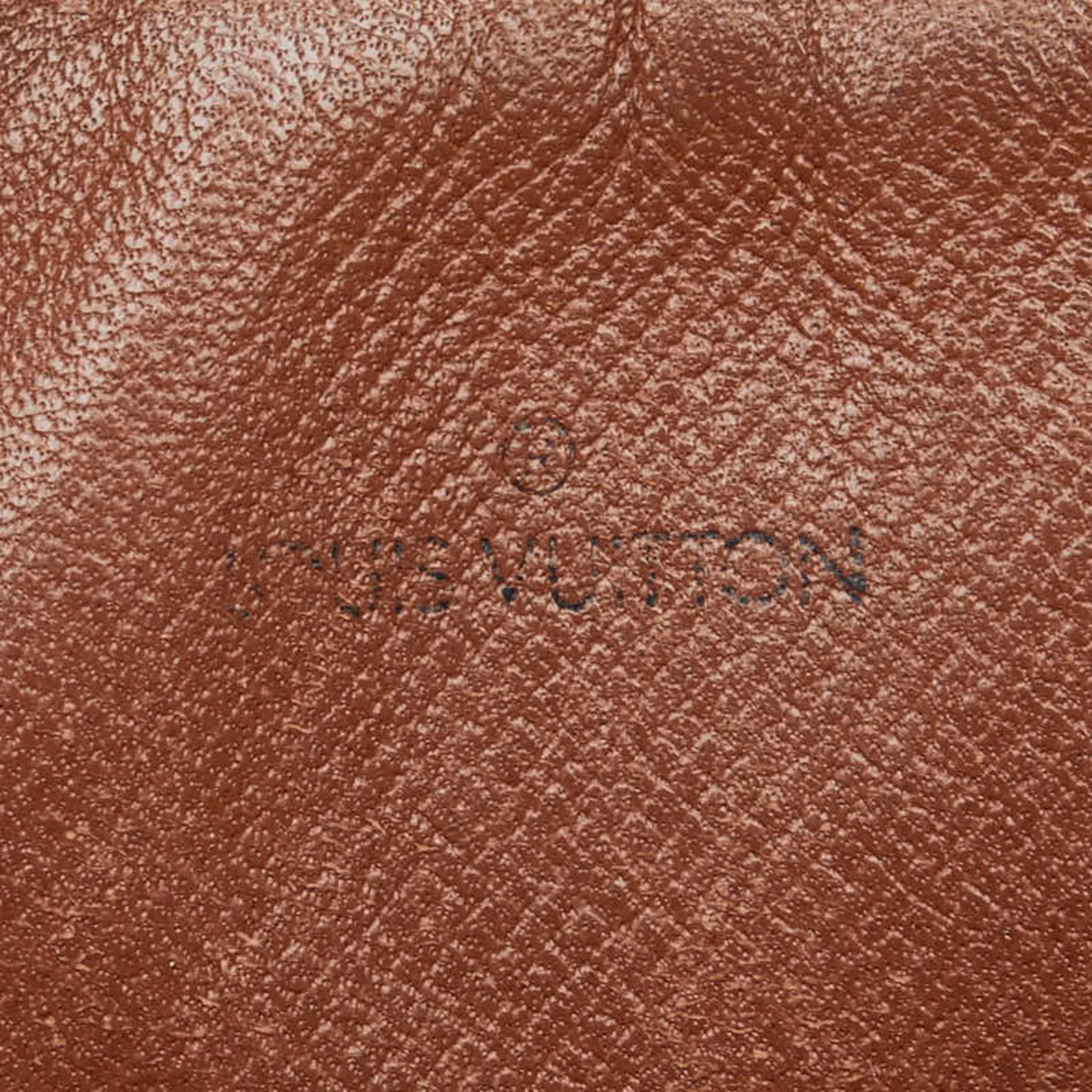 Louis Vuitton Monogram Marly Dragonne PM Second Bag Clutch M51827 Brown PVC Leather Women's LOUIS VUITTON