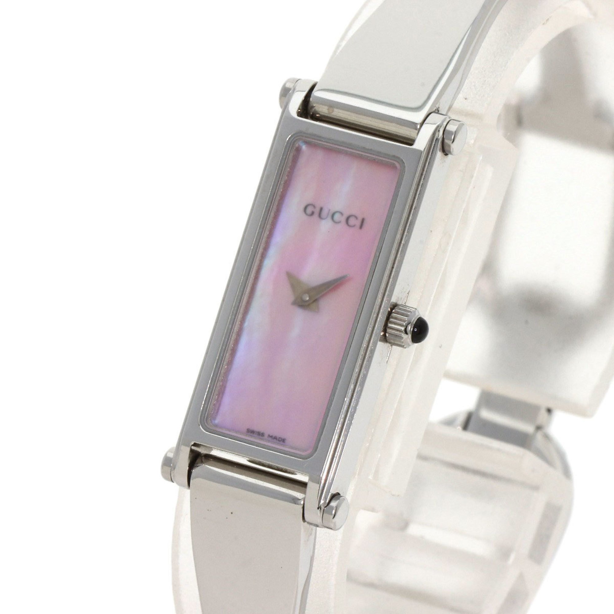 Gucci 1500L Square Face Watch Stainless Steel SS Ladies GUCCI