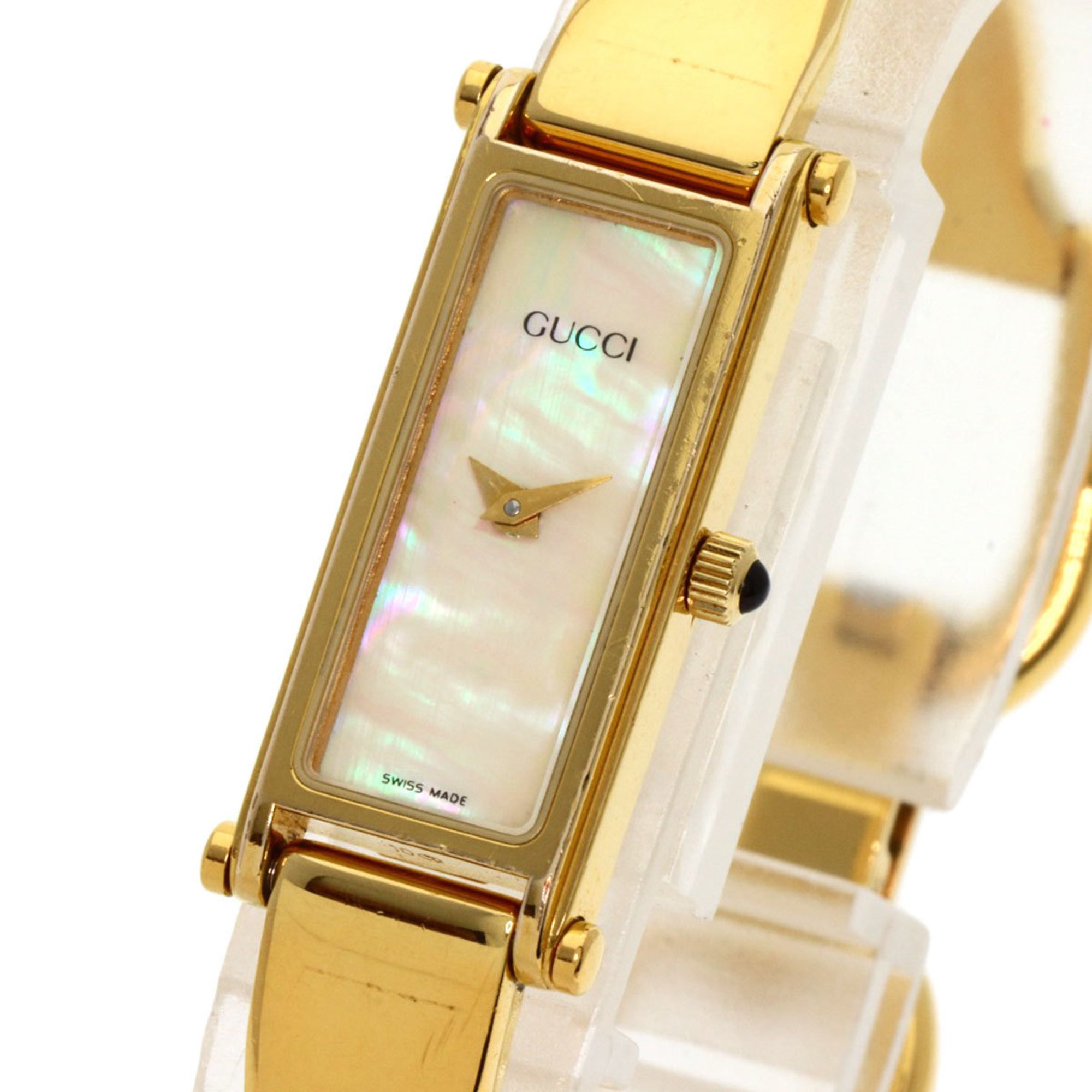 Gucci 1500L Square Face Watch GP Ladies GUCCI