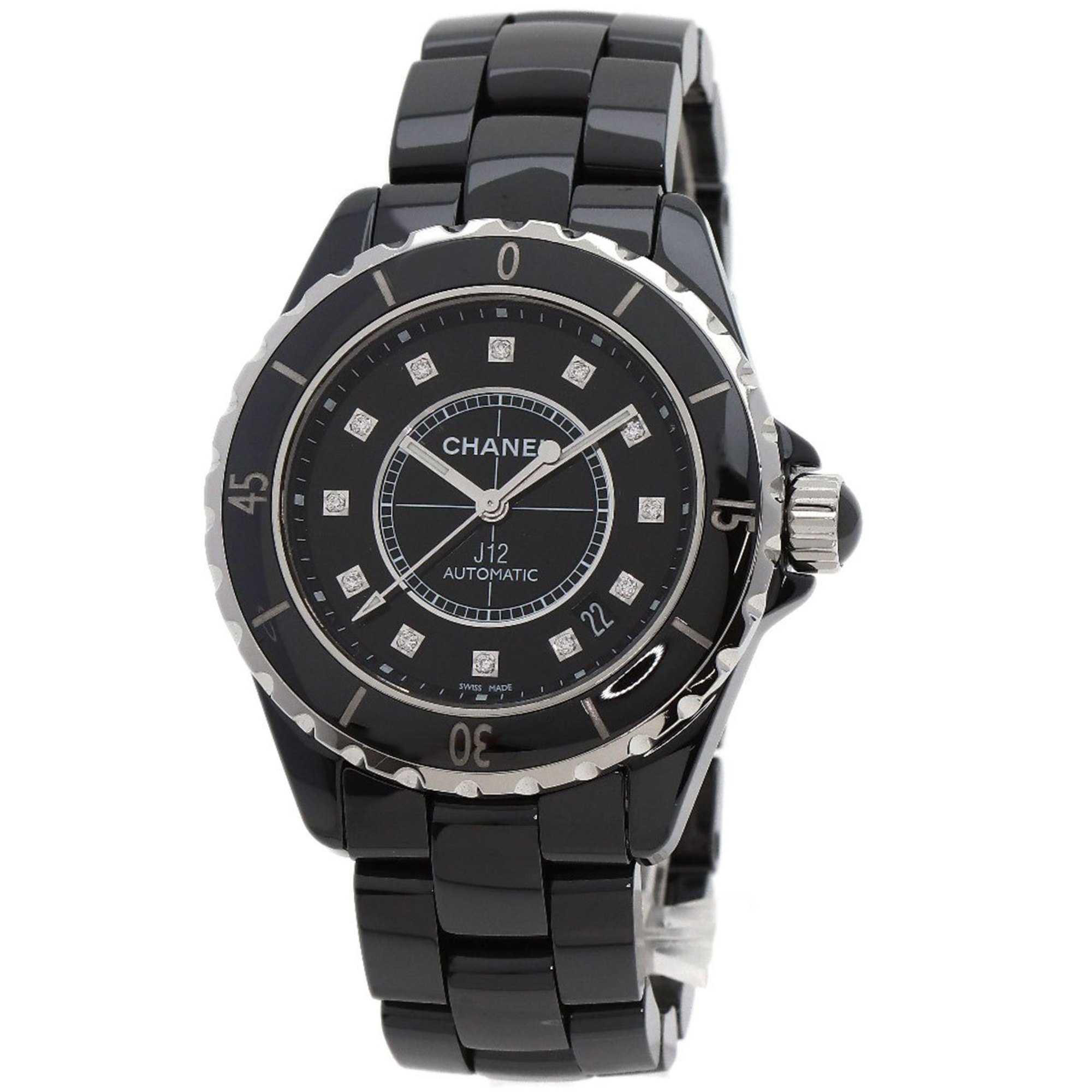 Chanel H1626 J12 38mm Watch Ceramic Men's CHANEL