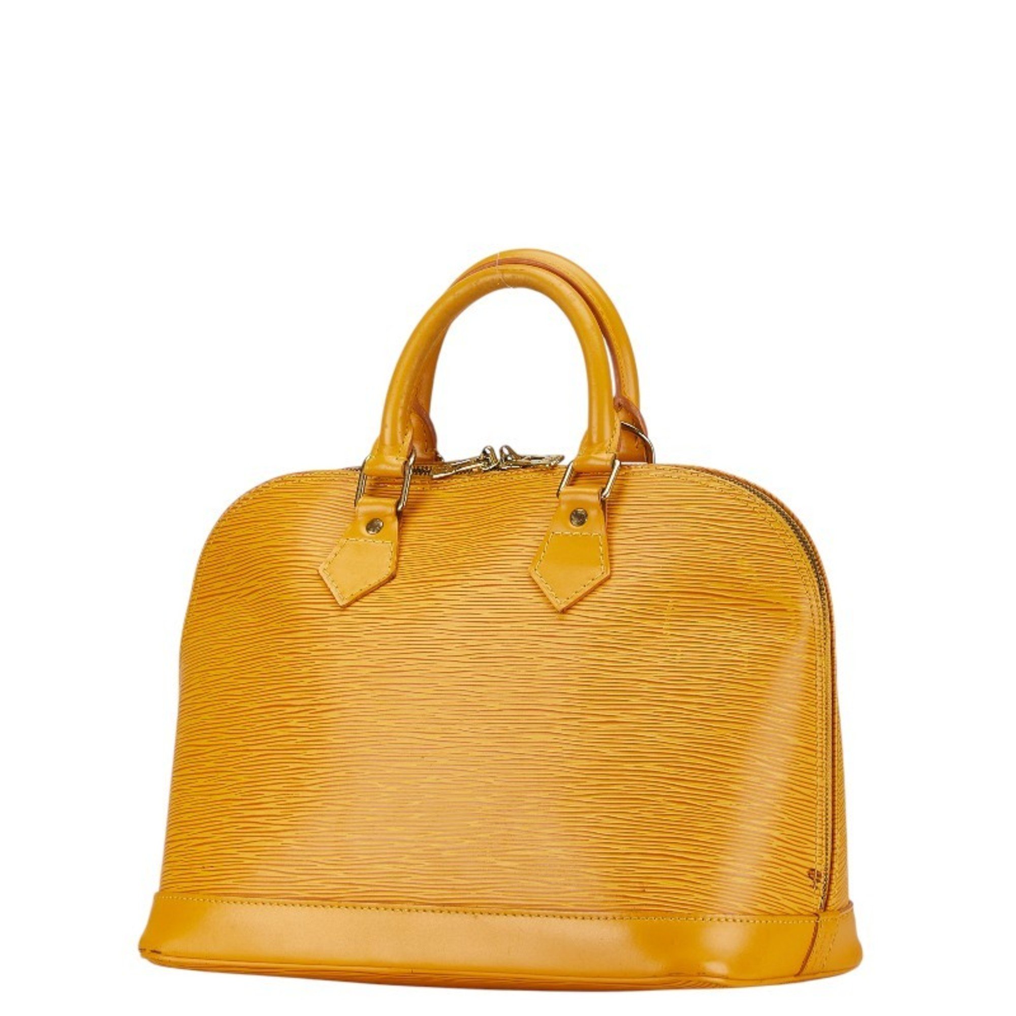 Louis Vuitton Epi Alma Handbag M52149 Tassili Yellow Leather Women's LOUIS VUITTON