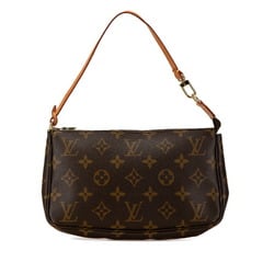 Louis Vuitton Monogram Pochette Accessory Handbag Pouch M40712 Brown PVC Leather Women's LOUIS VUITTON