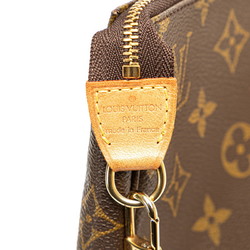 Louis Vuitton Monogram Pochette Accessory Handbag Pouch M40712 Brown PVC Leather Women's LOUIS VUITTON