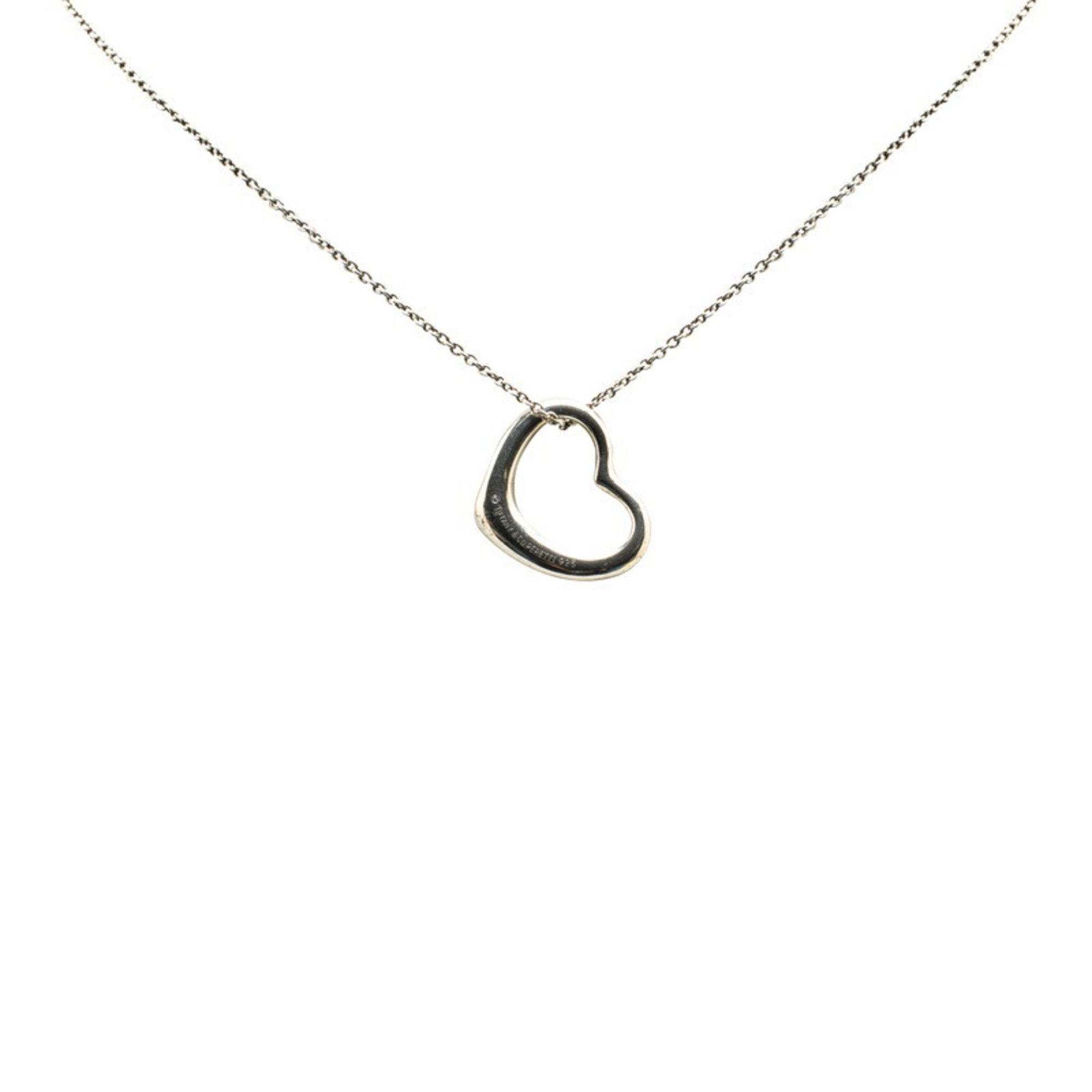 Tiffany Heart Necklace SV925 Silver Women's TIFFANY&Co.