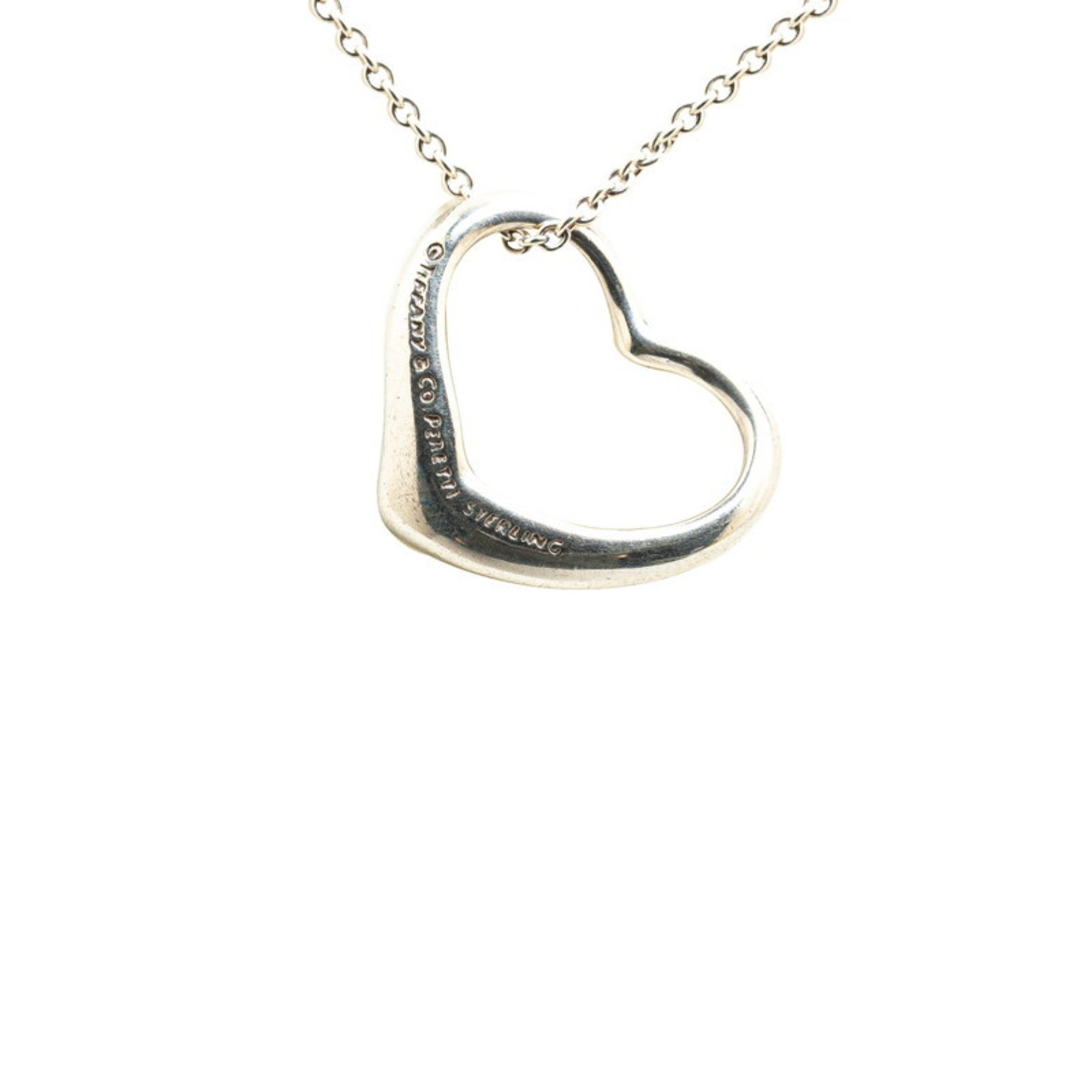 Tiffany Heart Necklace SV925 Silver Women's TIFFANY&Co.